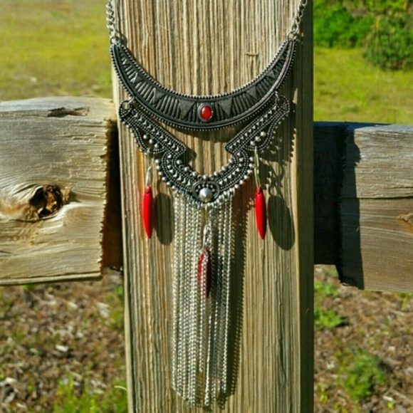 Necklace BOHO MULTI LAYERED NECKLACE - Picture 2 of 4